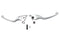 V-Twin Chrome Slotted Hand Lever Set - 26-0895