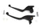V-Twin Black Wide Hand Lever Set - 26-0940