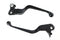 V-Twin Black Smooth Contour Hand Lever Set - 26-0980