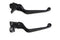 V-Twin Black V-Cut Hand Lever Set - 26-0982