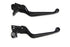 V-Twin Black V-Cut Hand Lever Set - 26-0982
