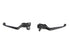 V-Twin Black V-Cut Hand Lever Set - 26-0982