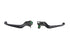 V-Twin Black Drilled Hand Lever Set - 26-0984
