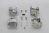 MCM Handlebar Control Switch Housing Kit Chrome - 26-0986