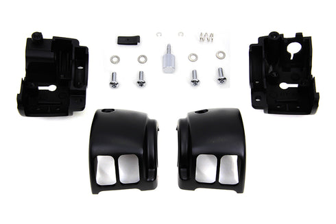 V-Twin Handlebar Control Switch Housing Kit Black - 26-0988