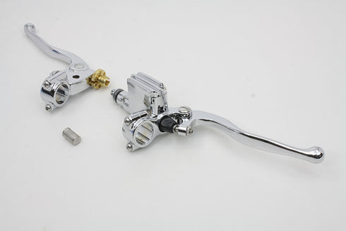 V-Twin Chrome Hand Lever Control Kit - 26-1012