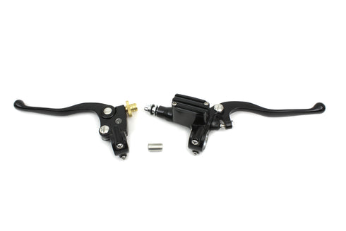 V-Twin Black Hand Lever Control Kit - 26-1013
