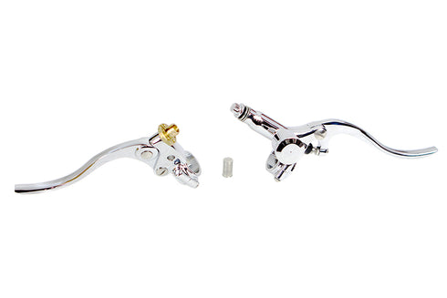 V-Twin Bobber Hand Control Kit Chrome - 26-1031
