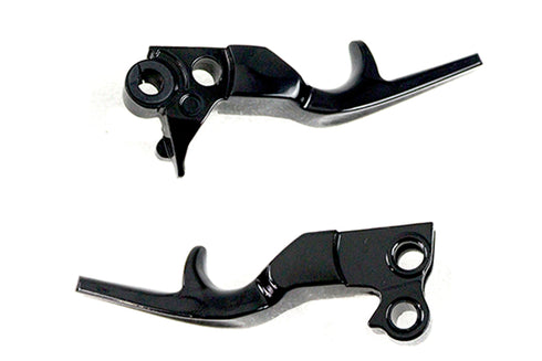 V-Twin Short Trigger Lever Set Black - 26-1552