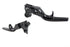 V-Twin Short Trigger Lever Set Black - 26-1552