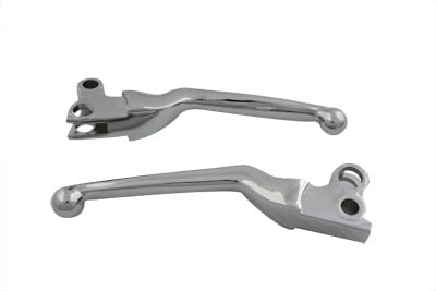 V-Twin Chrome Power Hand Lever Set - 26-1973