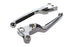 V-Twin Chrome Softee Style Hand Lever Set - 26-1975