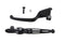 V-Twin Black Slotted Hand Lever Set - 26-2113