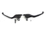 V-Twin Black Slotted Hand Lever Set - 26-2113