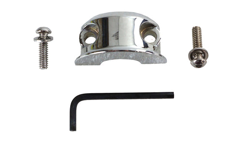 V-Twin Handlebar Master Cylinder Clamp Chrome - 26-2147