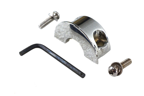V-Twin Handlebar Master Cylinder Clamp Chrome - 26-2147