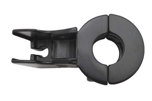 V-Twin Hand Lever Bracket with Clamp Black - 26-2165