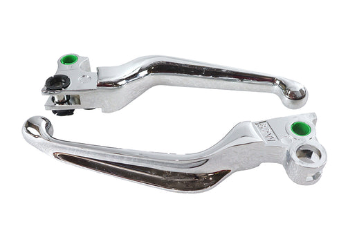 V-Twin Chrome Contour Hand Lever Set - 26-2171