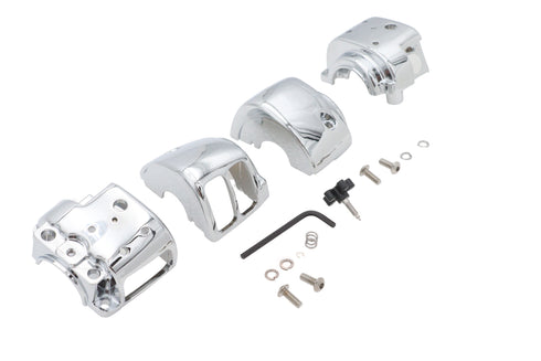 V-Twin Handlebar Switch Housing Kit Chrome - 26-2175