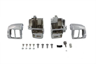 V-Twin Handlebar Switch Housing Kit Chrome - 26-2177