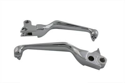 V-Twin Skull Contour Hand Lever Set - 26-2189