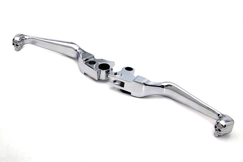 V-Twin Skull Contour Hand Lever Set - 26-2189