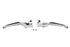 V-Twin Chrome V-Cut Hand Lever Set - 26-2203