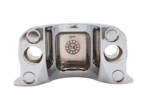 V-Twin Clutch Hand Lever and Master Cylinder Clamp Chrome - 26-2229