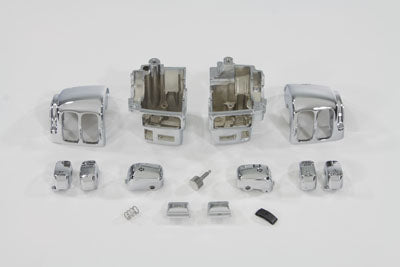 V-Twin Handlebar Switch Housing Kit Chrome - 26-2254