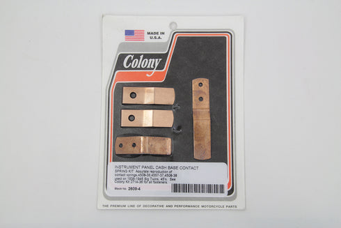 Colony Instrument Panel Dash Base Contact Spring Kit - 2609-4
