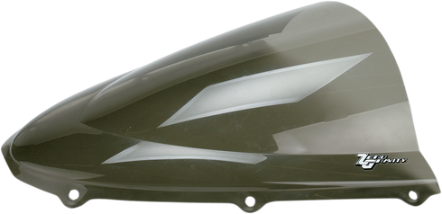 ZERO GRAVITY Double Bubble Windscreen - Smoke - ZX6R/RR 16-246M-02