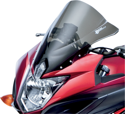 ZERO GRAVITY Double Bubble Windscreen - Smoke - FZ6R 16-523-02
