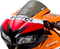 ZERO GRAVITY SR Windscreen - Smoke - 600RR 20-408-02