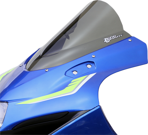 ZERO GRAVITY Double Bubble Windscreen - Light Smoke - GSXR1000 16-115-02