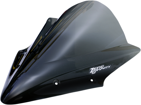 ZERO GRAVITY Double Bubble Windscreen - Light Smoke - Ninja 650 16-208-02