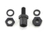 Colony Side Car Axle Extension Nut Kit - 2622-5