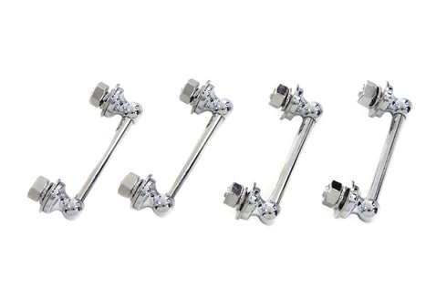 Wyatt Gatling Chrome Saddlebag Hanger Set - 2634-12T