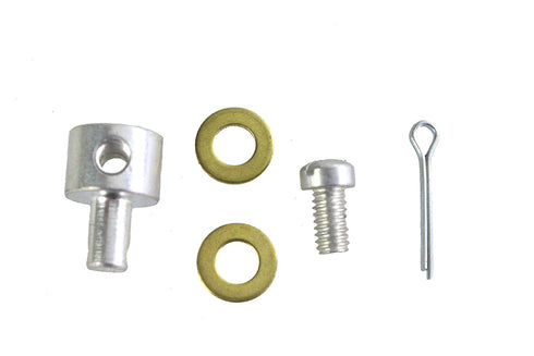 Colony Cadmium Carburetor Throttle Lever Wire Block Kit - 2664-5