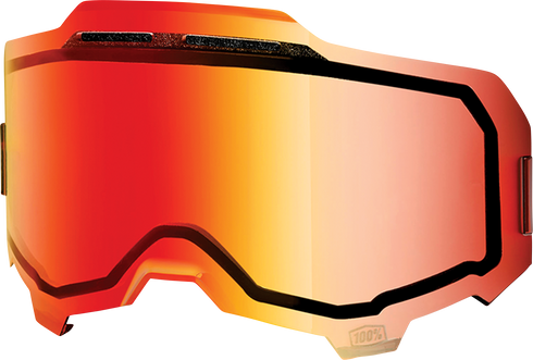 100% Armega Lens - Injected - Dual Pane - Red Mirror 59053-00003