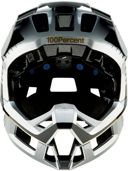 100% Trajecta Helmet - Fidlock - Ranelagh - Silver - Large 80003-00015