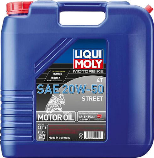 LIQUI MOLY Street 4T Oil - 20W-50 - 20 L 22116