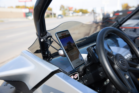 KLOCK WERKS Roll Cage Phone Mount - Offset - 1-5/8" KWD-05-0530