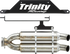 TRINITY RACING Slip-On Muffler - Stainless Steel TR-4182S