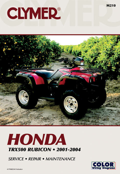 CLYMER Manual - Honda - TRX500 Rubicon CM210