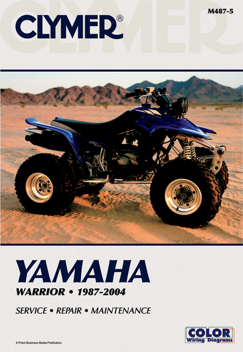 CLYMER Manual - Yamaha - YFM350X Warrior, Raptor CM4875
