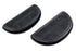 V-Twin Gloss Black Passenger Half Moon Footboard Set - 27-0009
