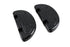 V-Twin Gloss Black Passenger Half Moon Footboard Set - 27-0009