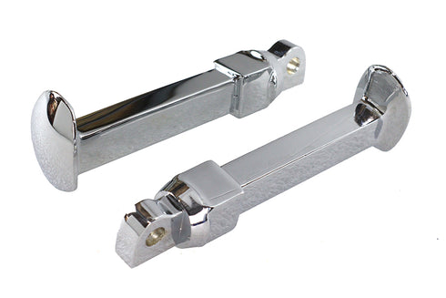 Wyatt Gatling Chrome Railroad Style Footpeg Set - 27-0014