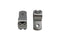 Wyatt Gatling Chrome 1-1/4 inch Footpeg Mount Clamp Set - 27-0037