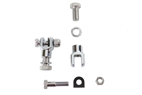 V-Twin Footpeg Mount Yoke Set Chrome - 27-0051